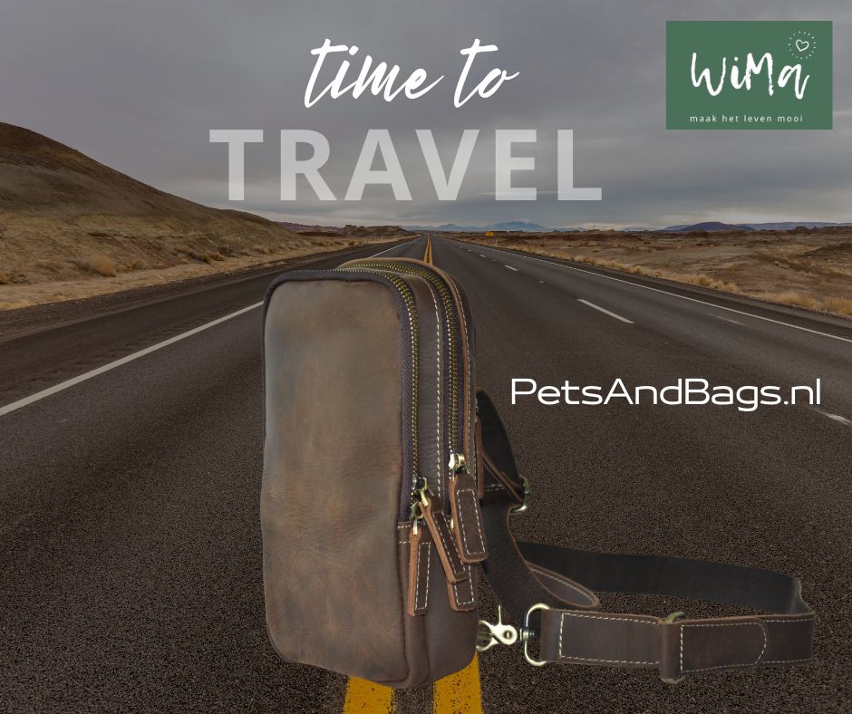 Denver Leren Herentas β Crossbody Schoudertas voor Heren β Crazy Horse Leer β Stoer & Compact β PetsAnd Bags - WiMa -