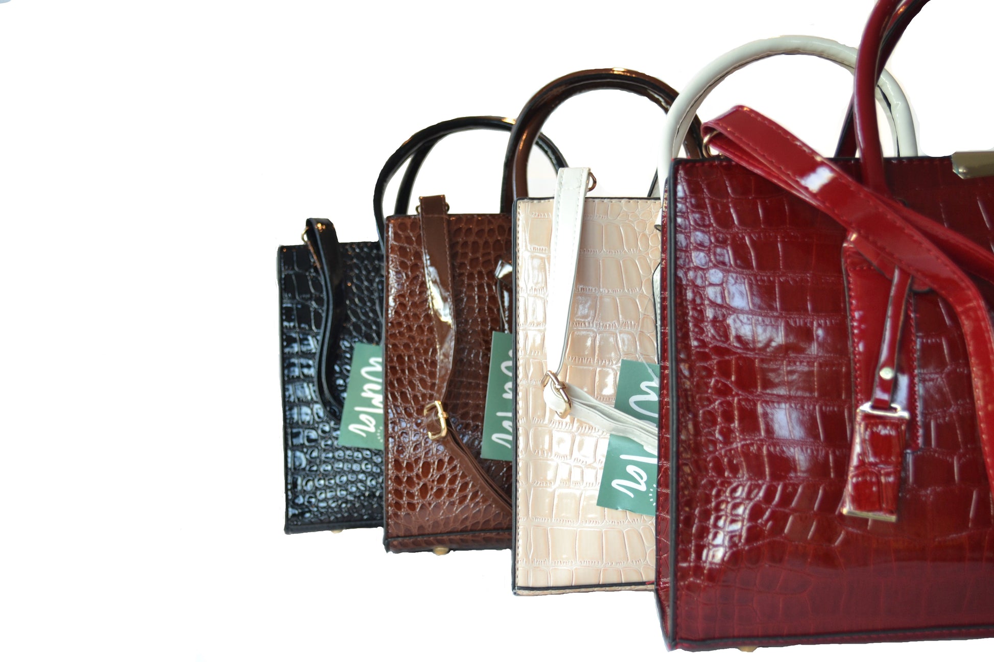 Handtas schoudertas Coilloure in Croco rood - PetsAndBags
