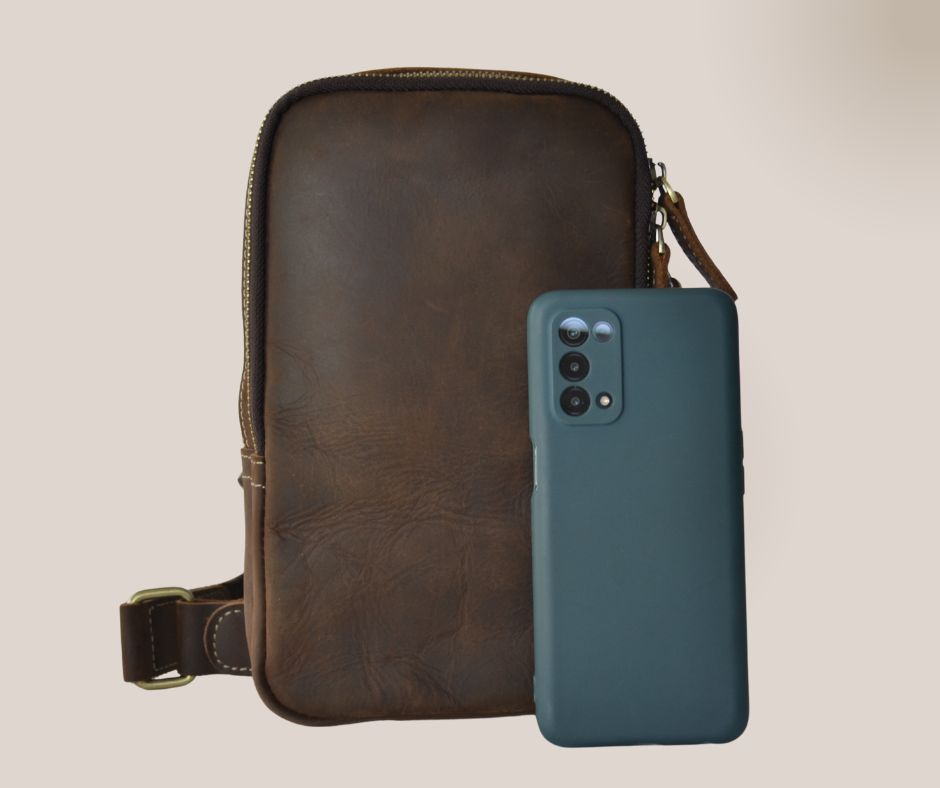 Denver Leren Herentas – Crossbody Schoudertas voor Heren – Crazy Horse Leer – Stoer & Compact – PetsAnd Bags - WiMa -